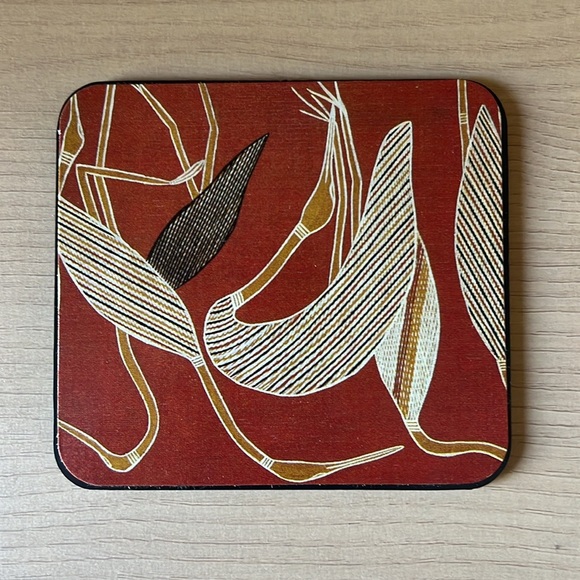 Australian Aboriginal Art Coasters Vintage 1970’s NWOT - Picture 2 of 8